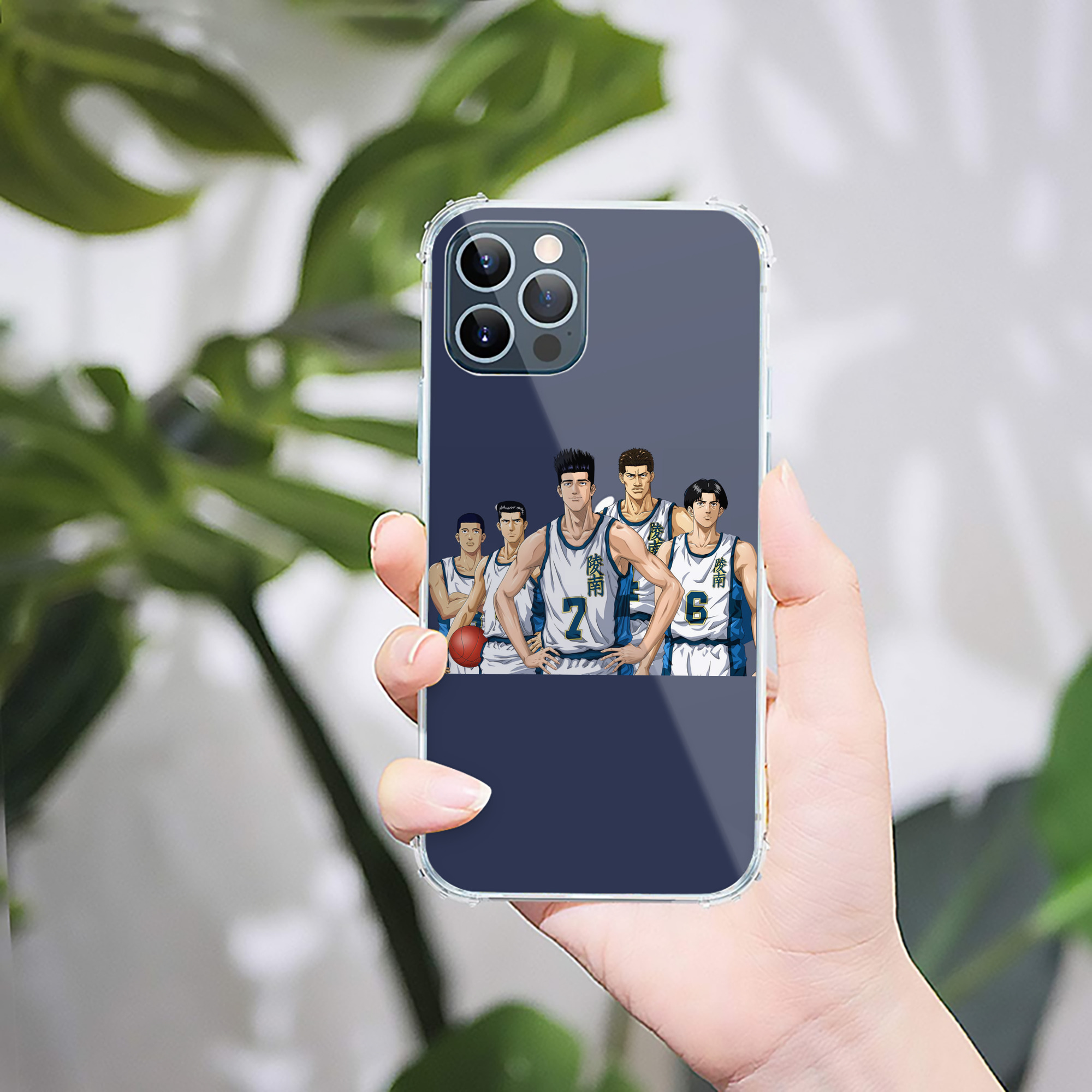 （画像用） SLAM DUNK／スラムダンク 【iPhone 12シリーズ対応】透明スマホケース（クリアソフトケース）